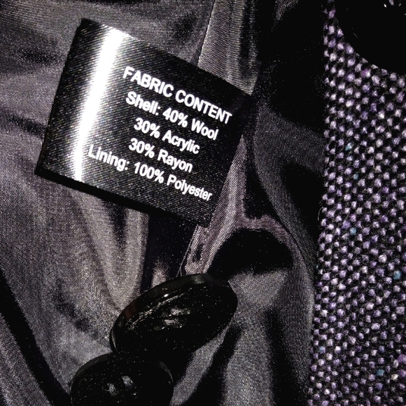 Collection by Gallery Tweed Coat NWT Size 2X - Picture 7 of 10